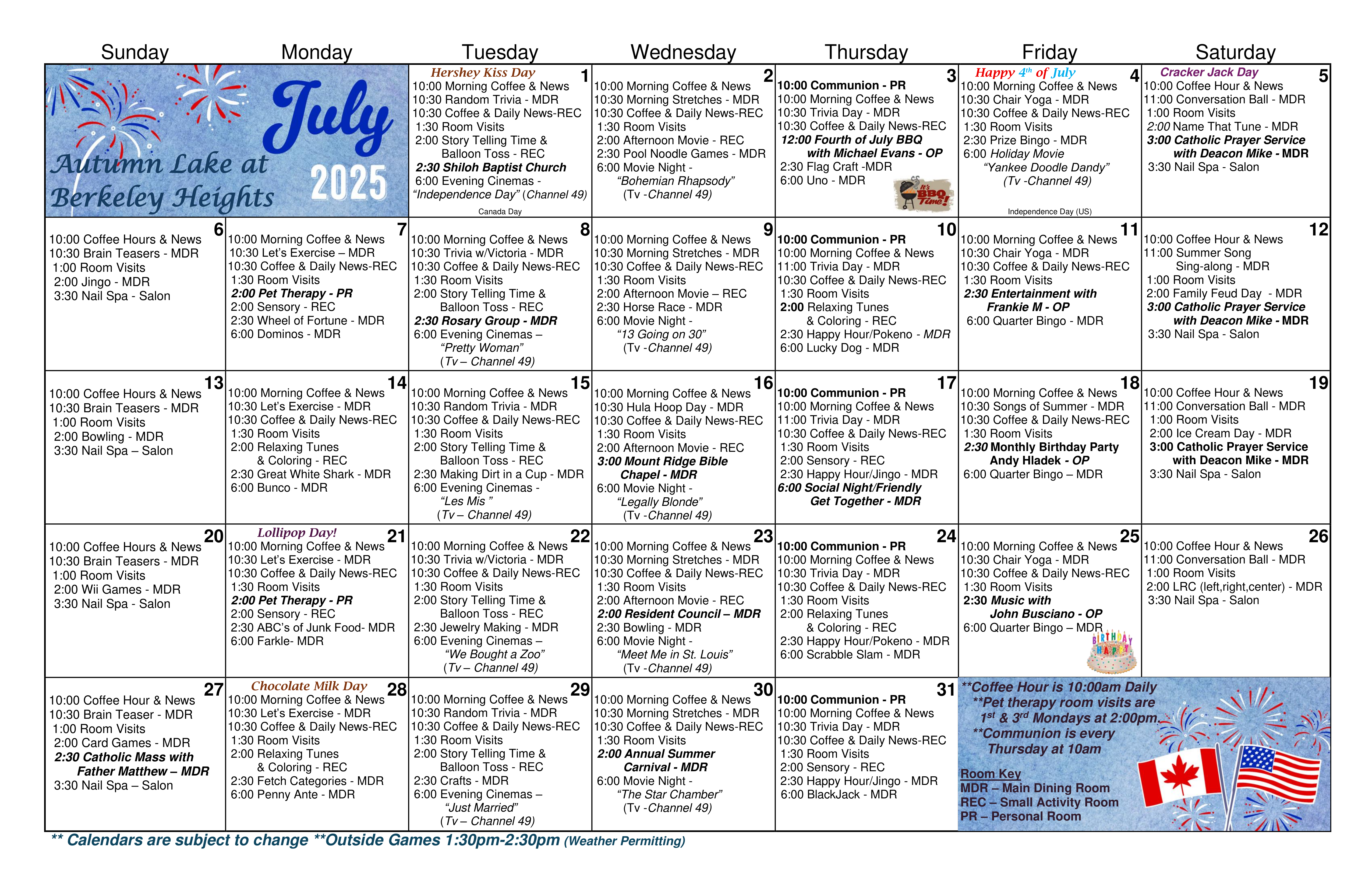 calendar